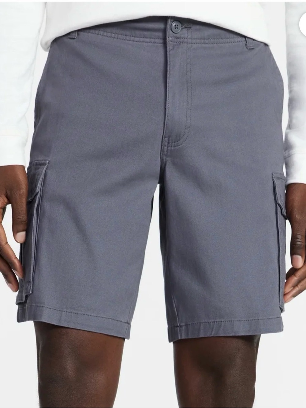Men's Cargo Shorts - Gray- 38